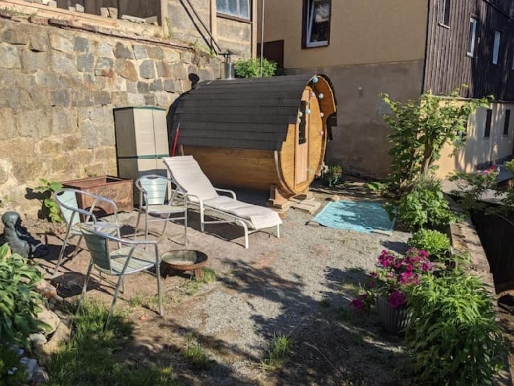 Famzi - Urlaubsmagie - Familienwohnung Mit Gemeinschaftsgarten, -Sauna & -Pool Sebnitz Exterior foto