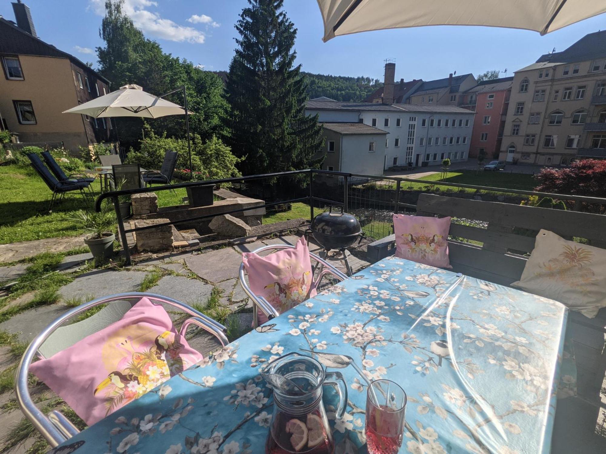 Famzi - Urlaubsmagie - Familienwohnung Mit Gemeinschaftsgarten, -Sauna & -Pool Sebnitz Exterior foto