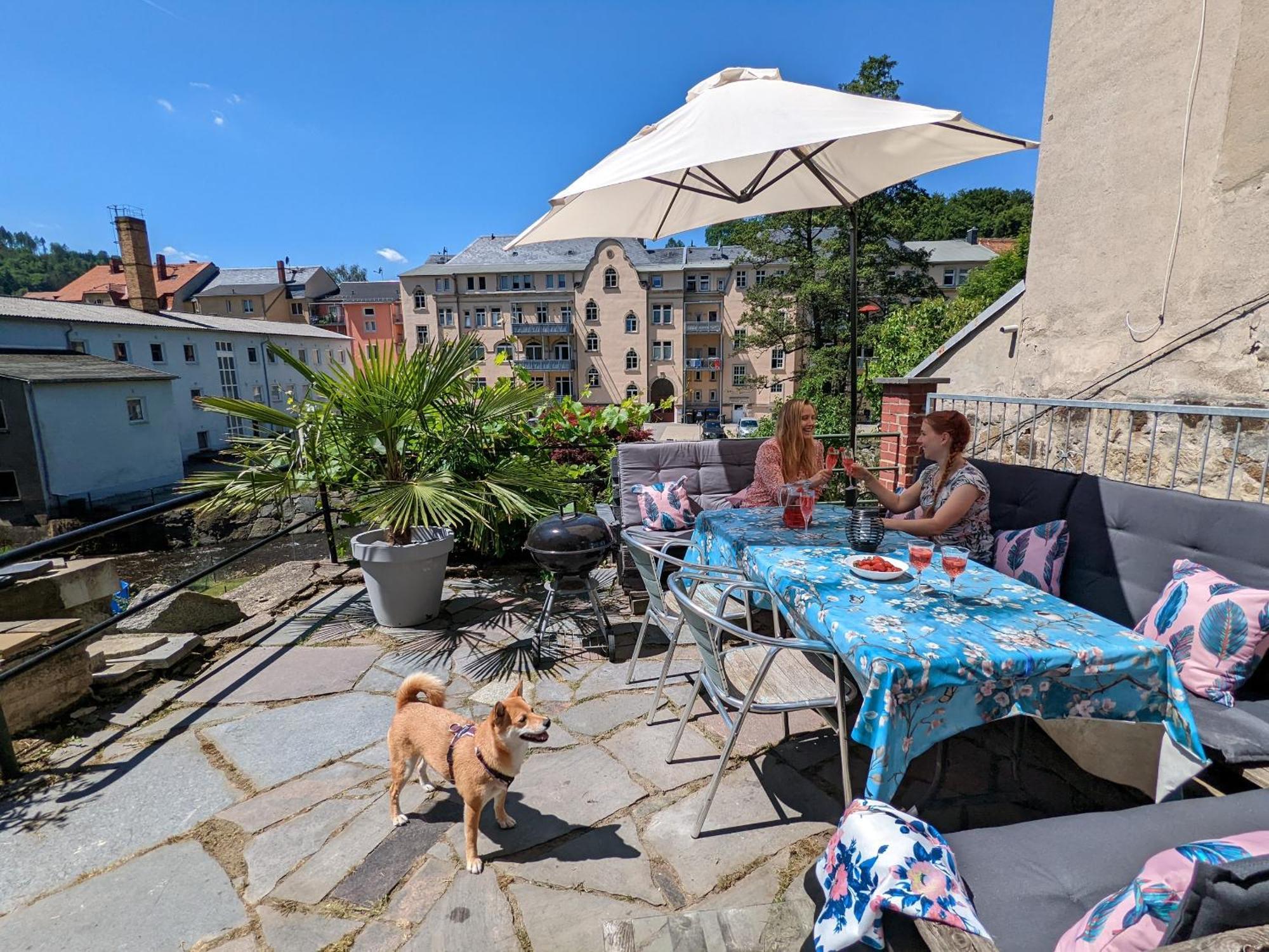 Famzi - Urlaubsmagie - Familienwohnung Mit Gemeinschaftsgarten, -Sauna & -Pool Sebnitz Exterior foto